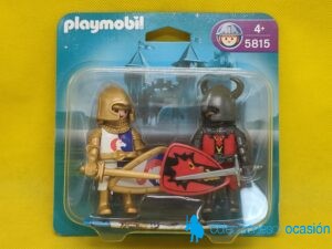 Playmobil Duo pack caballero del unicornio y caballero del Dragón REF 5815