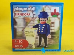 Playmobil GENDARME VICTORIANO ESPECIAL REF 6105 100 AÑOS CIUDAD ZIRNDORF