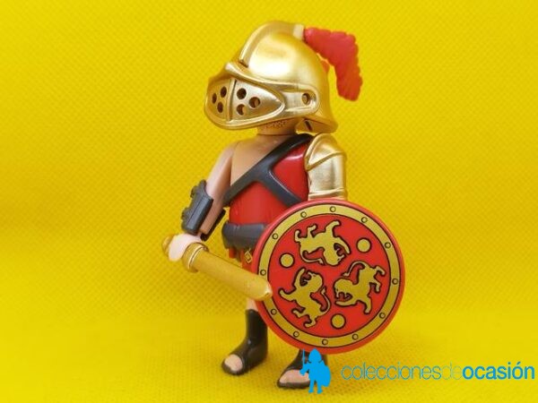 Playmobil Gladiador rojo, luchador del coliseo