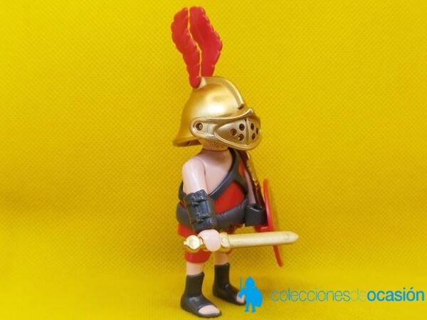 Playmobil Gladiador rojo, luchador del coliseo - Imagen 5