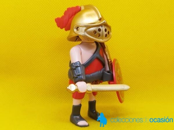 Playmobil Gladiador rojo, luchador del coliseo - Imagen 2