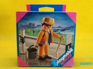 Playmobil Obrero de carretera con balizas Special REF 4682