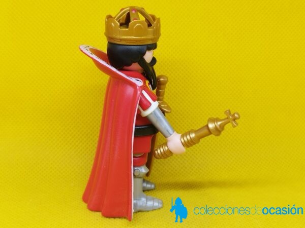 Playmobil Rey del reino de los leones rojos, rey medieval - Imagen 3