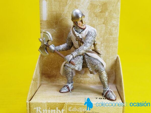Schleich Soldado Templario de infantería con hacha de batalla REF 70036