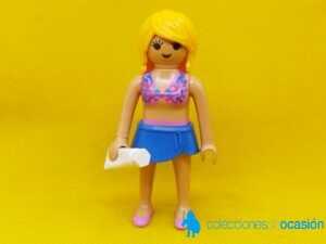 Playmobil Chica con bikini y crema bronceadora