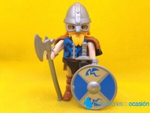 Playmobil Guerrero vikingo con hacha de combate