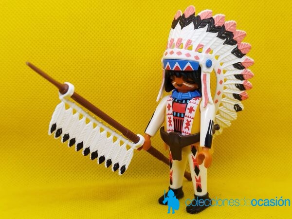 Playmobil Jefe indio, guerrero apache