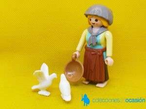 Playmobil Aldeana con palomas, pastora