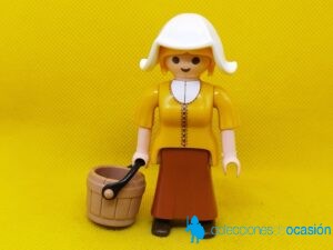 Playmobil Mujer medieval, campesina, figura para Belén