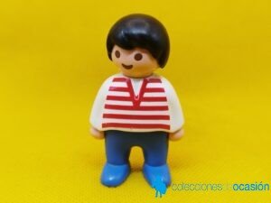 Playmobil 1 2 3 Niño con jersey de rayas rojas