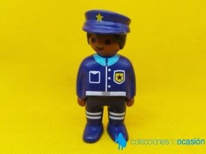 Playmobil 1 2 3 Policía negro