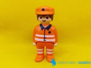 Playmobil 1 2 3 operario de limpieza