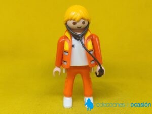 Playmobil Enfermero de emergencias, médico de emergencias, camillero