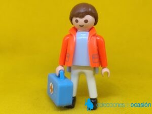 Playmobil Médico de emergencias con botiquín, celador