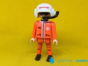 Playmobil Médico de rescate, piloto de rescate