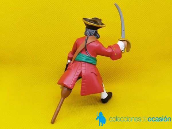 Papo pirata con pata de palo y casaca roja - Imagen 3