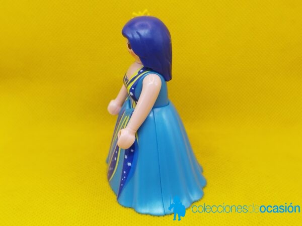 Playmobil Princesa con pelo azul y flor amarilla - Imagen 3