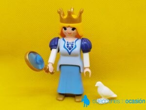 Playmobil Reina con vestido azul y espejo
