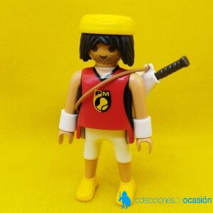 Playmobil Tenista con cinta amarilla en el pelo