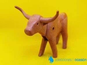 Playmobil Toro de cuernos largos, rex del oeste