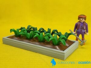 Playmobil aldeana con huerto, escena para Belén