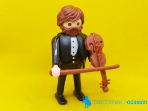 Playmobil Violinista con traje negro