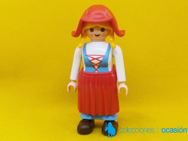 Playmobil Aldeana, mujer medieval, figura para Belén