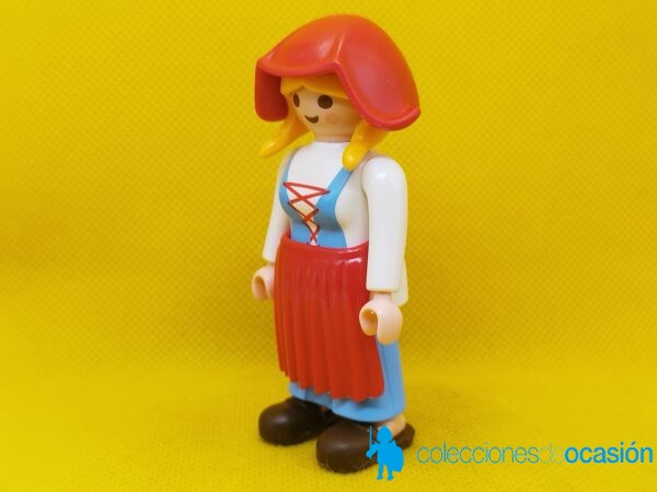 Playmobil Aldeana, mujer medieval, figura para Belén - Imagen 2