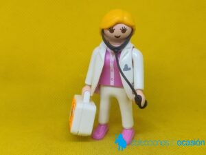 Playmobil Enfermera con botiquín, médica con botiquín, veterinaria