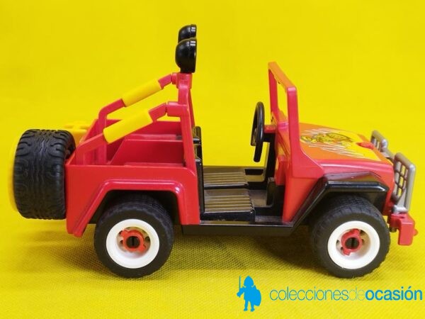 Playmobil Jeep rojo REF 3754, todoterreno - Imagen 3