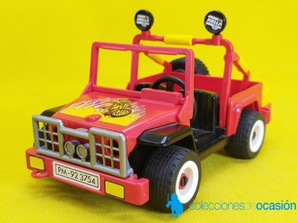 Playmobil Jeep rojo REF 3754, todoterreno
