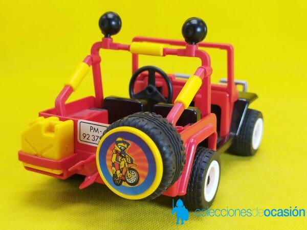 Playmobil Jeep rojo REF 3754, todoterreno - Imagen 4