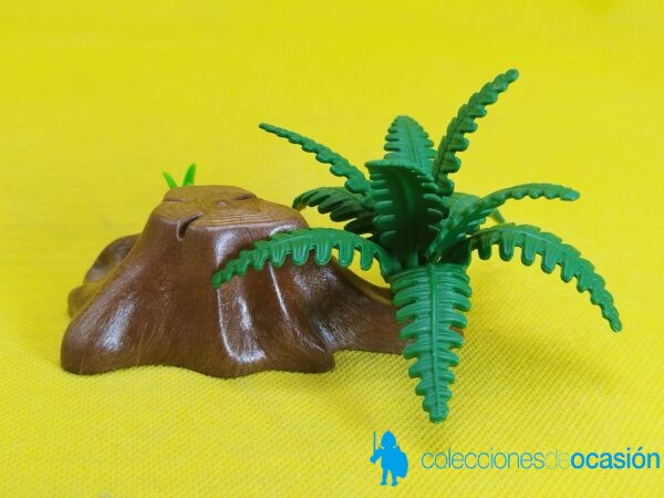 Playmobil Madriguera, tronco seco con arbusto - Imagen 3