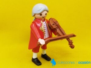 Playmobil Mozart, violinista, colección Planeta