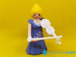 Playmobil Mujer con violín blanco, violinista