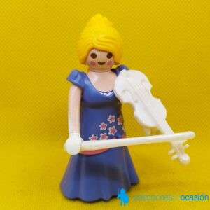 Playmobil Mujer con violín blanco, violinista