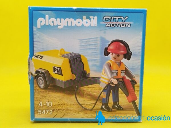 Playmobil Operario con compresor REF 5472