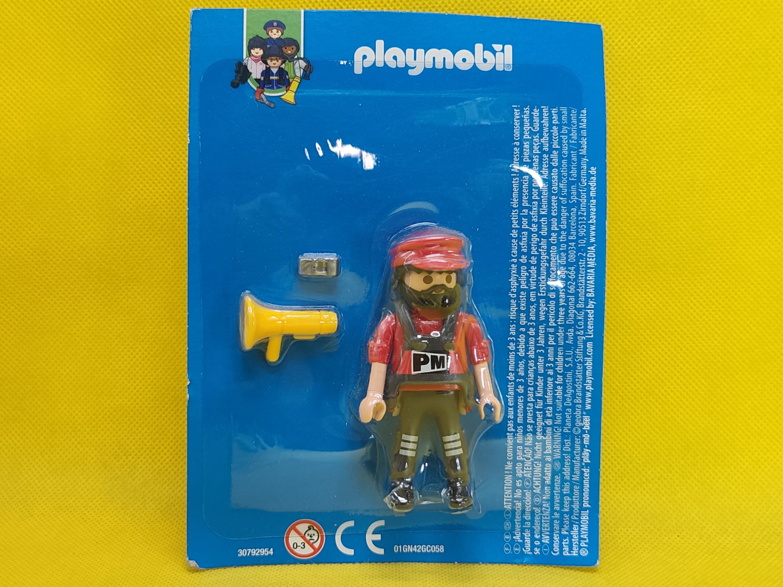 Playmobil Operario con megáfono colección oficios