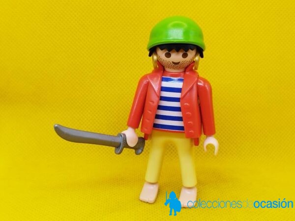 Playmobil Pirata descalzo con machete
