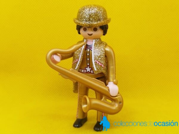 Playmobil Saxofonista con traje dorado