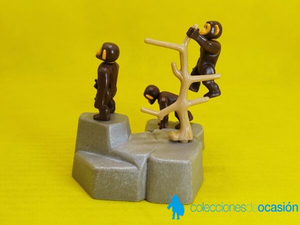 Playmobil Tres monos con roca - Imagen 3