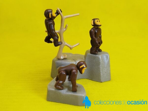 Playmobil Tres monos con roca - Imagen 2