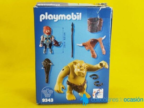 Playmobil Troll gigante con enano a la espalda  REF 9343 - Imagen 6