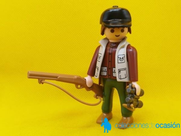 Playmobil Cazador con escopeta y prismáticos