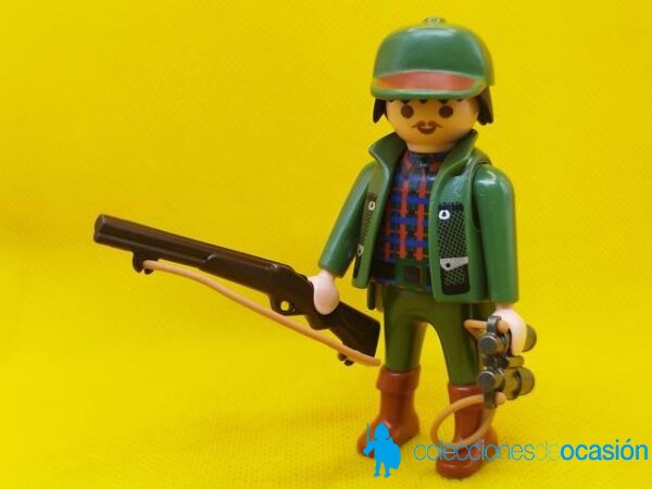 Playmobil Cazador con escopeta y prismáticos