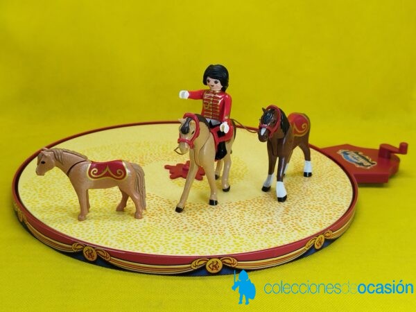 Playmobil Pista giratoria de circo Roncalli domadora de caballos REF 9044