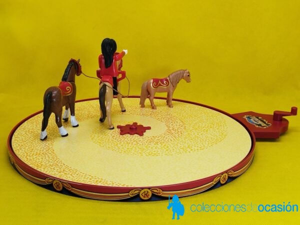 Playmobil Pista giratoria de circo Roncalli domadora de caballos REF 9044 - Imagen 4