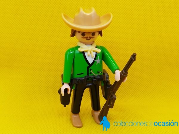 Playmobil Sheriff con winchester huevo REF 3060