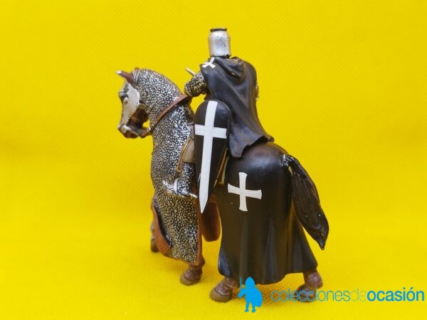 Soldado de plomo. Caballero templario con caballo - Imagen 4