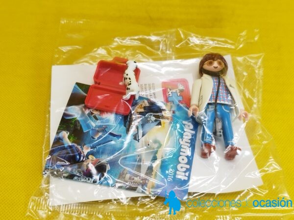 Playmobil veterinario con cachorro y botiquín en sobre promocional